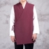 Trang phục dân tộc phong cách Trung Quốc Hanfu vest không tay Phật nam thanh niên mặc áo khoác vest zen quần áo 僧 quần áo shop quần áo dân tộc Trang phục dân tộc