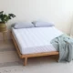 Simmons có thể giặt được bảo vệ giường đơn mảnh 1,5m nệm chống trượt mền bông trải giường mỏng trải giường 1,8 m 	ga chun trải giường 2mx2m2	