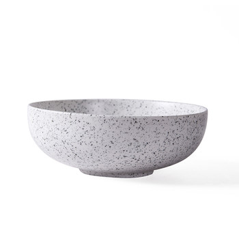 Solid color soup bowl ceramic round 14-inch boiled fish tableware