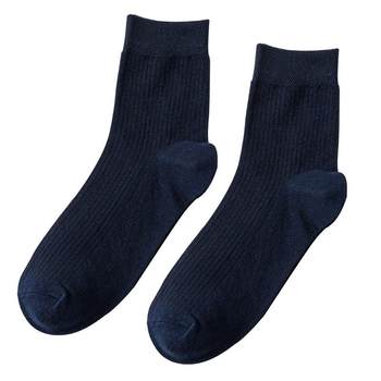 ຖົງຕີນຜູ້ຊາຍ Antarctic ກາງcalf socks sweat-absorbent breathable stockings ສີດໍາຝ້າຍ sockings stockings deodorant socks ກິລາໃນແນວໂນ້ມ