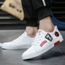 Thời trang nam khử mùi 2018 Giày sneaker Hàn Quốc công sở thấp giúp xu hướng mùa thu hoang dã mang giày chống trơn trượt giày nam thể thao Giày thấp