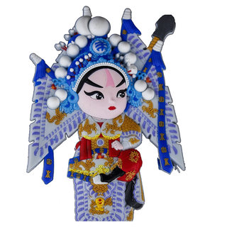 京剧中国风冰箱贴脸谱戏曲冰贴外事出国纪念品特色小礼品送老外