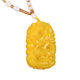 Natural yellow dragon jade dragon brand pendant topaz jade zodiac dragon