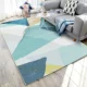 Bắc Âu hiện đại nhỏ gọn phong cách phòng khách sofa bảng thảm hình học giường pad phòng ngủ nhà hình chữ nhật thảm - Thảm thảm vintage