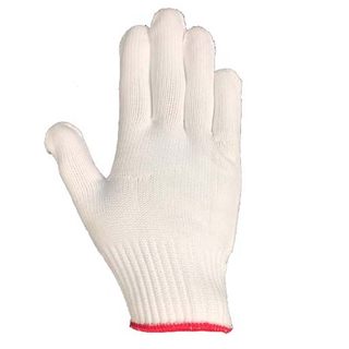 尼龙手套加厚耐磨丝线手套尼绒手套男女工作手套劳保手套棉线手套