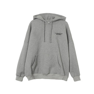 0Spring and autumn fleece oversize loose hooded sweatshirt