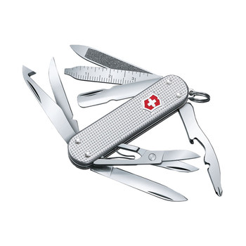 ດັ້ງເດີມ Victorinox Swiss Army Knife 58mm Aluminum handle Mini Hero 0.6381.26 multi-function ມີດພັບ