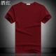 Áo thun trắng nam tay ngắn màu trắng tinh khiết nửa tay cotton mùa hè thủy triều cổ tròn chạm đáy áo sơ mi trắng tự tay phiên bản Hàn Quốc tự tu