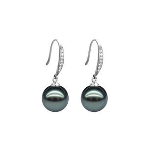 925 sterling silver diamond earrings, natural freshwater pearl pink earrings, stud earrings, fashionable earrings for mom