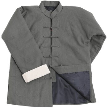 Ruifuxiang chinese style stand collar disc button autumn and winter men's cotton coat