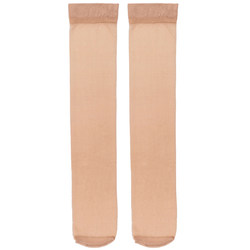 10 pairs of Yongchun mid-calf stockings thin transparent mid-length socks for women half-tube summer half-cut sexy invisible below-knee calf socks