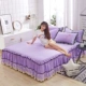 Phiên bản Hàn Quốc của váy ngủ ren đơn mảnh trải giường loại ba bộ 1.8m giường ren chống trượt Simmons nệm bọc