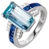 Hivengi carat natural 18k white gold aquamarine