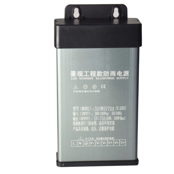 5V switching power supply led rain-proof power supply 5v70a350w rain-proof and waterproof power supply luminous character led switching power supply