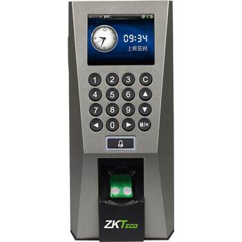 Zkteco F18 Fingerprint Attendance Machine, Access Control Machine, Integrated Access Control Device, Work Time Recording Machine, Access Control System, Glass Door, Electronic Wooden Door, Iron Door, Electric Door, Sensor Door, Fingerprint Machine