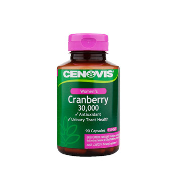 Cenovis cranberry capsules 30000mg 90 capsules high concentration cranberry essence ນໍາເຂົ້າຈາກອົດສະຕາລີ