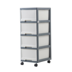 Tianma strain club drawer -type multi -layer storage cabinet office File cabinet pulley mobile plastic storage cabinet