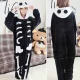 Bộ đồ ngủ Chinchilla Winter Siamese Cartoon Plush Women Set Flannel Men Làm dày lông cừu Coral Dễ thương Hàn Quốc Ngọt ngào đồ ngủ nam