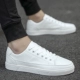 Mùa hè 2019 mới nhỏ giày trắng phiên bản Hàn Quốc của xu hướng giày nam rung giày hoang dã giày vải trắng - Plimsolls
