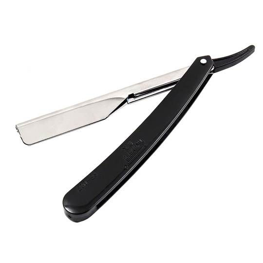 康夫同款007专业美发剃须刀修眉刀老式手动剃头刀不锈钢刮胡刀架