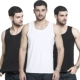 Áo ba lỗ nam thể thao mùa hè thanh niên thoáng khí cotton nam tự trồng không tay áo sơ mi trắng - Áo vest cotton áo chi lê