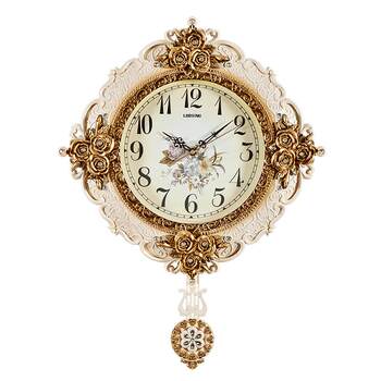 Swing wall clock lisheng quartz european style