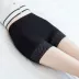 Quần nỉ ren an toàn chống nắng cho nữ mùa hè cotton không quăn chạm đáy quần short cao eo bảo hiểm - Quần short quần áo nữ mùa hè đẹp Quần short