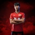 Kelme Carmel 19 mùa tại Thượng Hải, Thượng Hải Shen Xin Football Club phiên bản thi đấu quần áo cầu thủ in logo - Bóng đá 	găng tay thủ môn không có xương Bóng đá