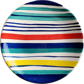 Flawed european-style creative large-sized western food dish pottery tray