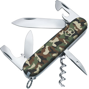 Victorinox Swiss Army Knife 91mm Camouflage Spartan Folding Knife 1.3603.94 Multifunctional Utility Knife ຂອງແທ້