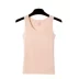 STW liền mạch không tay modal lỏng áo vest nữ chạm đáy mặc ngắn sling nhẹ vest ấm áo ba lỗ nam phom rộng Áo vest
