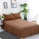 Bông 1.5m1.8 mét giường rắn váy bông đồng bằng khăn trải giường bìa 2.0 giường váy trượt - Váy Petti