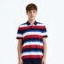 Áo Baleno Benny Áo thun nam sọc chéo cotton Cotton Áo thun thoáng khí aso polo Polo