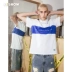 Viishow2018 hè mới áo sơ mi POLO nam cổ vuông vuông tay ngắn tay áo phông thủy triều nửa tay lỏng áo polo nam đẹp Polo