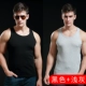 Áo vest nam cotton trẻ trung thoáng khí Thể dục thể thao chạm đáy áo sơ mi bó sát mùa hè áo cũ