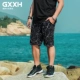 GxxH mùa hè thương hiệu quần thể thao nam quần short nam kích thước lớn chất béo thủy triều chất béo cộng với phân bón để tăng quần thường năm quần - Quần Jogger