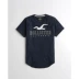 HollisterLogo mẫu áo thun ngắn tay nam 206899 áo thun nam big size Áo phông ngắn