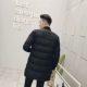 Horizon Men Mặc Tide Thời trang dài Túi lớn Bóng chày Slim Fit Cotton Jacket Áo khoác cotton mùa đông