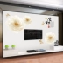 Phòng khách ấm áp hình nền phòng ngủ dán đầu giường sáng tạo TV nền dán tường trang trí phòng hình nền tự dính - TV TV