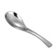 304 stainless steel thickened spoon children's tableware small spoon soup spoon long handle spoon flat bottom spoon meal round soup spoon