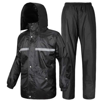 Men's protective clothing split security raincoat and rain pants set