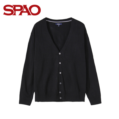 Áo len nam mùa xuân SPAO áo len nam cổ 