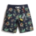 Bao sóng kỳ nghỉ du lịch mới retro giản dị thoáng khí quần mỏng bãi biển nam pha trộn quần short năm quần mỏng thủy triều - Quần bãi biển 	quần đi biển gia đình Quần bãi biển
