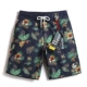 Bao sóng kỳ nghỉ du lịch mới retro giản dị thoáng khí quần mỏng bãi biển nam pha trộn quần short năm quần mỏng thủy triều - Quần bãi biển 	quần đi biển gia đình