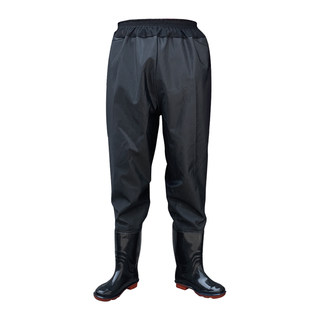 Strap water pants rain boots fishing fishing waist water shoes boots  conjoined half body waterproof rain pants long rain boots