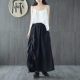 Tai nhỏ sản xuất vải lanh retro chăm sóc văn học mặc lỏng lẻo gợi cảm mùa hè cotton lanh áo sơ mi nữ quần áo tập gym nữ Áo ba lỗ