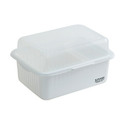 Infant baby bottle storage box box with dust -proof draining drying racks to store baby tableware storage box dry racks