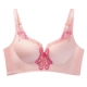 Màu đỏ một mảnh không đánh dấu không có dây áo lót lót thu thập corset nhỏ thoải mái điều chỉnh loại bộ sưu tập áo ngực phó sữa - Áo ngực không dây
