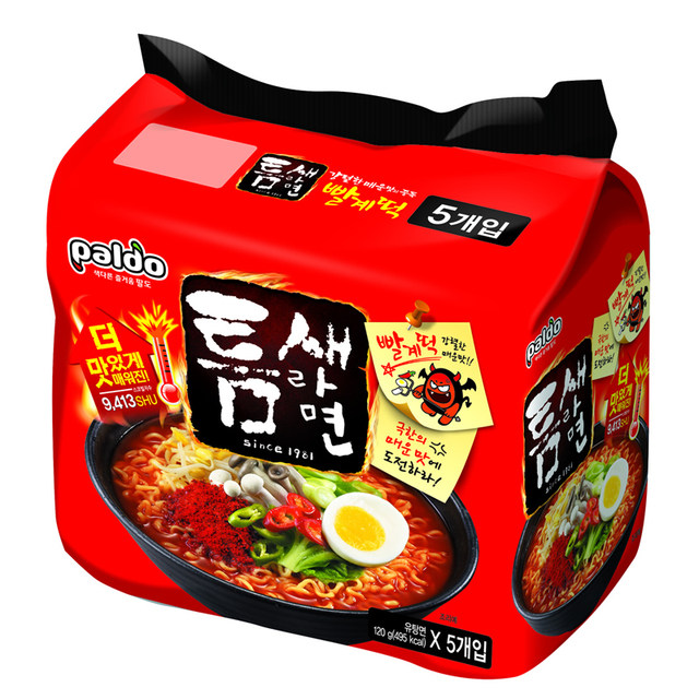 Korean instant noodles imported food Ba Dao Ji Ji 120g