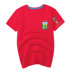 2018 World Cup t-shirt cotton ngắn tay Nga Đức Brazil jersey đồng phục linh vật bóng đá kỷ niệm áo sơ mi Áo phông ngắn